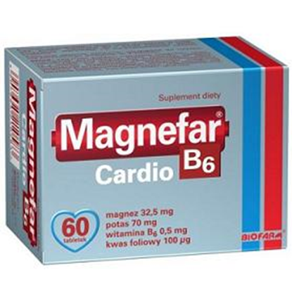 Magnefar cardio B6 60 tabletek