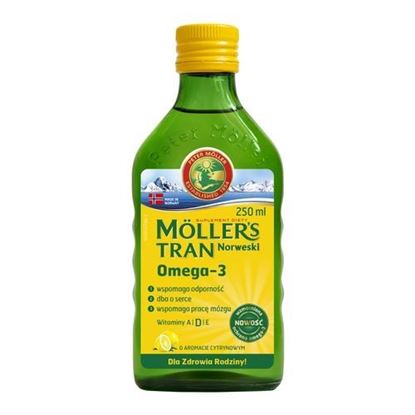 Obrazek MOLLERS Tran cytrynowy 250 ml