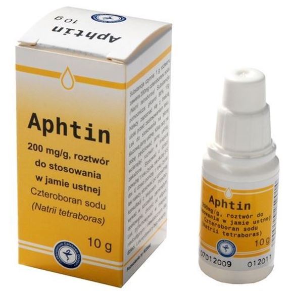 Obrazek Aphtin płyn 200mg/g,  10 g