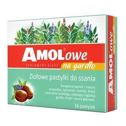 Obrazek AMOLowe na gardło 16 pastylek