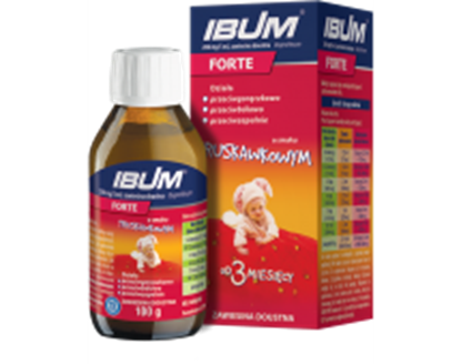 Obrazek Ibum Forte 200 mg/5ml Truskawka 200 ml