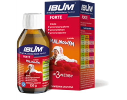 Obrazek Ibum Forte 200mg/5ml 100g MALINA