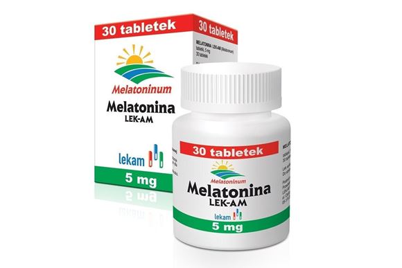 Obrazek Melatonina 5mg 30 tabletek LEK-AM