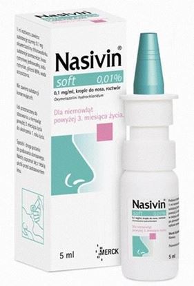 Obrazek Nasivin BABY  0.01% krople do nosa 5 ml