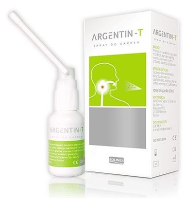 Obrazek Argentin T Spray do gardła 20 ml