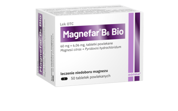 Obrazek Magnefar B6 Bio 50 tabletek