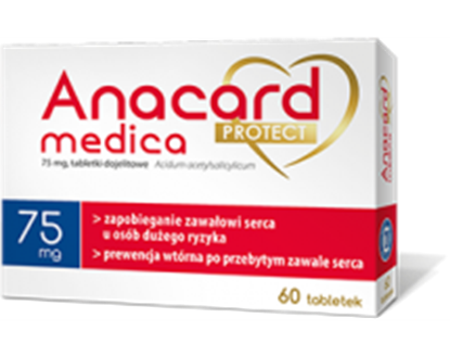 Obrazek Anacard medica 75mg 60 tabletek