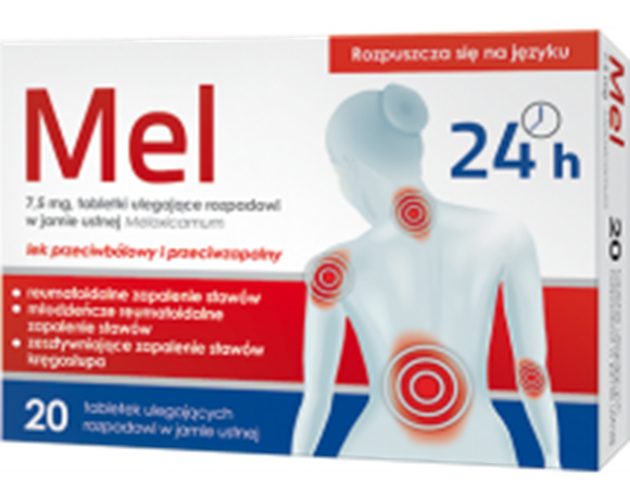 Obrazek Mel 7,5mg 20 tabletek Hasco