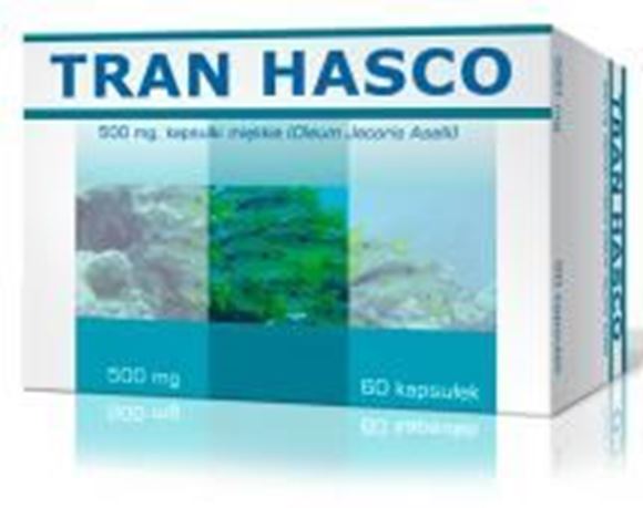 Obrazek Tran 500 mg 60 kapsułek HASCO