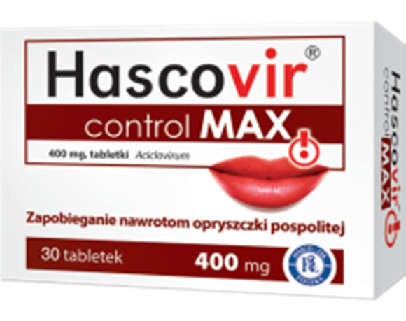 Obrazek Hascovir control Max 0,4 g 30 tabletek