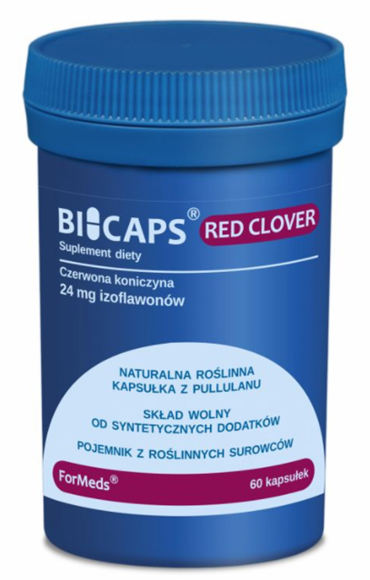 Obrazek BICAPS RED CLOVER 60 kapsułek