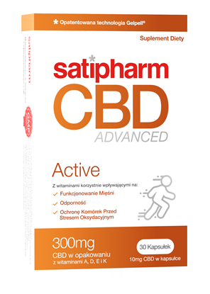 satipharm CBD advanced Kapsułki odpowiednik oleju CBD