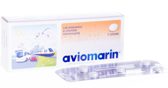 Obrazek Aviomarin  50mg 5 tabletek