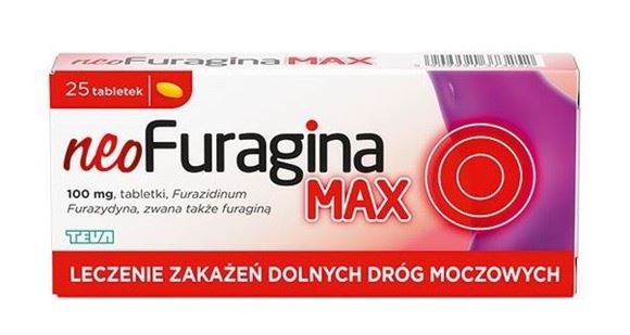 Obrazek neoFuragina Max 100mg, 25 tabletek