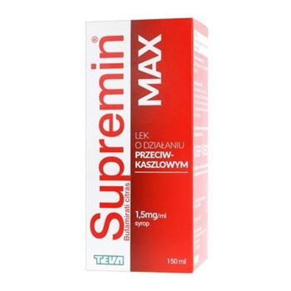 Obrazek Supremin MAX syrop 1,5 mg/ml 150 ml