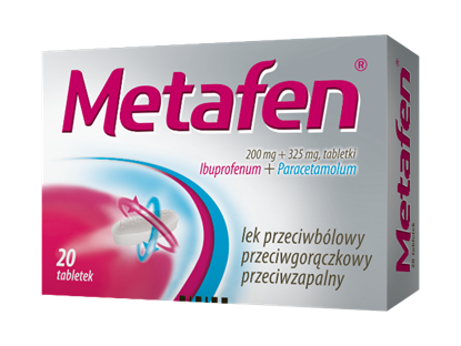 Obrazek Metafen 200mg + 325mg 20 tabletek