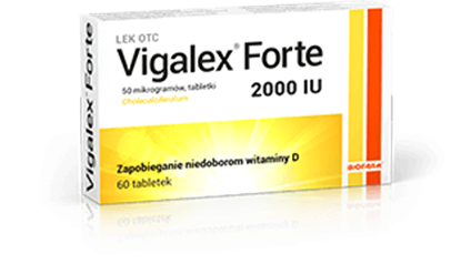 Obrazek Vigalex Forte 2 000 I.U. 120 tabletek