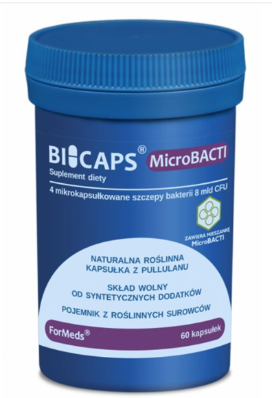 Obrazek BICAPS MicroBACTI 60 kapsułek