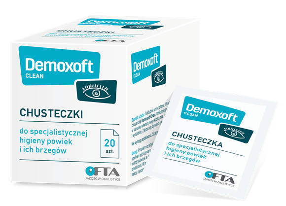 Obrazek Demoxoft  Clean chusteczki sterylne 20sztuk