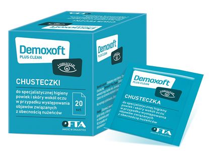 Obrazek DEMOXOFT PLUS Clean chusteczki 20 saszetek