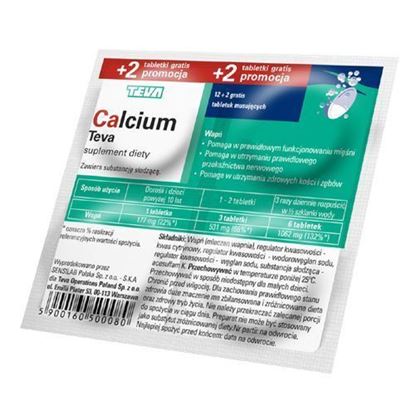 Obrazek Calcium Teva 14 tabletek musujących 