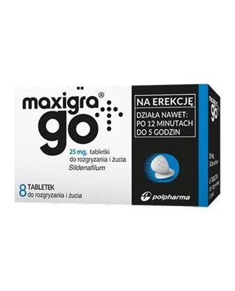 Obrazek Maxigra Go 25 mg 8 tabletek