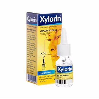 Obrazek Xylorhin aerozol do nosa 0,55 mg/ml 18 ml