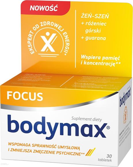 Obrazek Bodymax Focus 30 tabletek