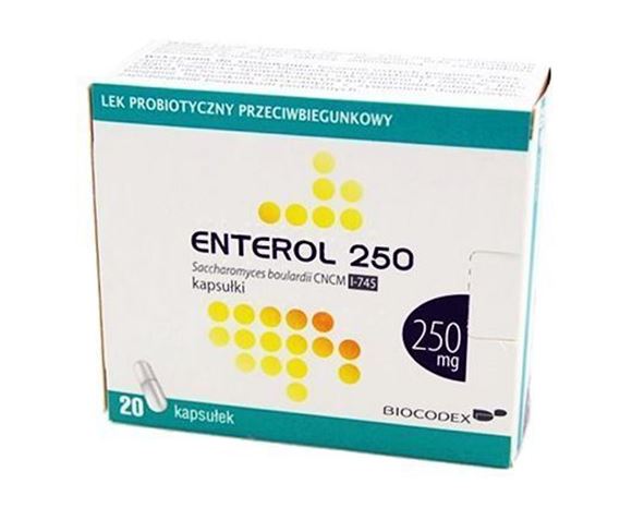 Obrazek Enterol 250, 250 mg,  20 kapsułek