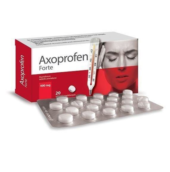 Obrazek Axoprofen Forte 400mg 50 tabletek