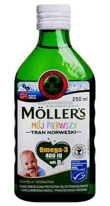 Obrazek MOLLERS Mój Pierwszy Tran 250 ml