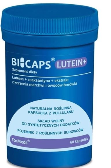 Obrazek BICAPS LUTEIN+ 60 kapsułek