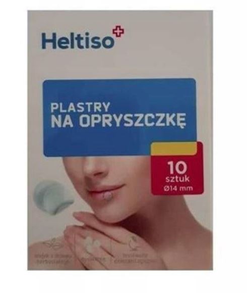 Obrazek Heltiso Plastry na opryszczkę 10 sztuk