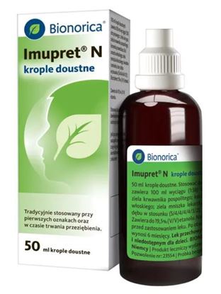 Obrazek Imupret N  krople doustne 1ml/ml, 50ml