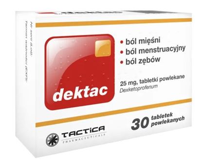 Obrazek Dektac 25mg 30 tabletek