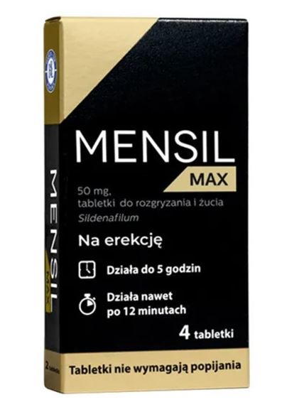 Obrazek Mensil Max 50 mg, 4 tabletki