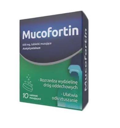 Obrazek Mucofortin  600 mg, 10 tabletek musujących