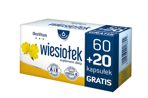 Obrazek Wiesiołek 80 kapsułek