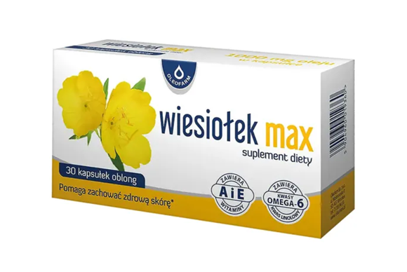 Obrazek Wiesiołek Max 30 kapsułek